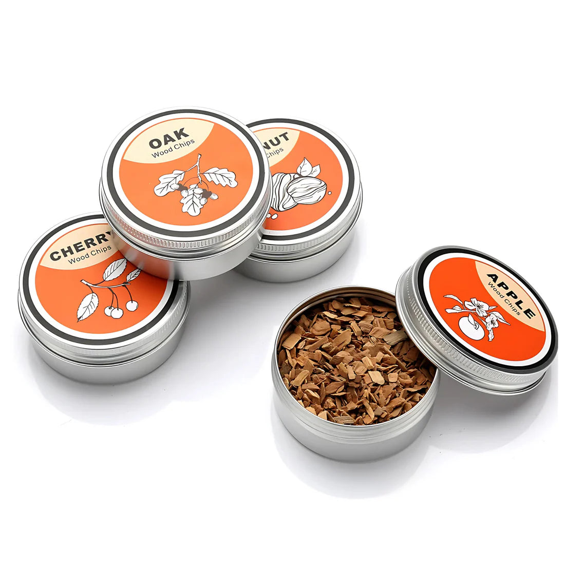 Whispen Wood Chip Set(チェリー/オーク/ナッツ/アップル)