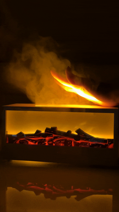 Whispen 暖炉加湿器｜置くだけで自宅が高級ホテルに。香りとうるおいの特等席