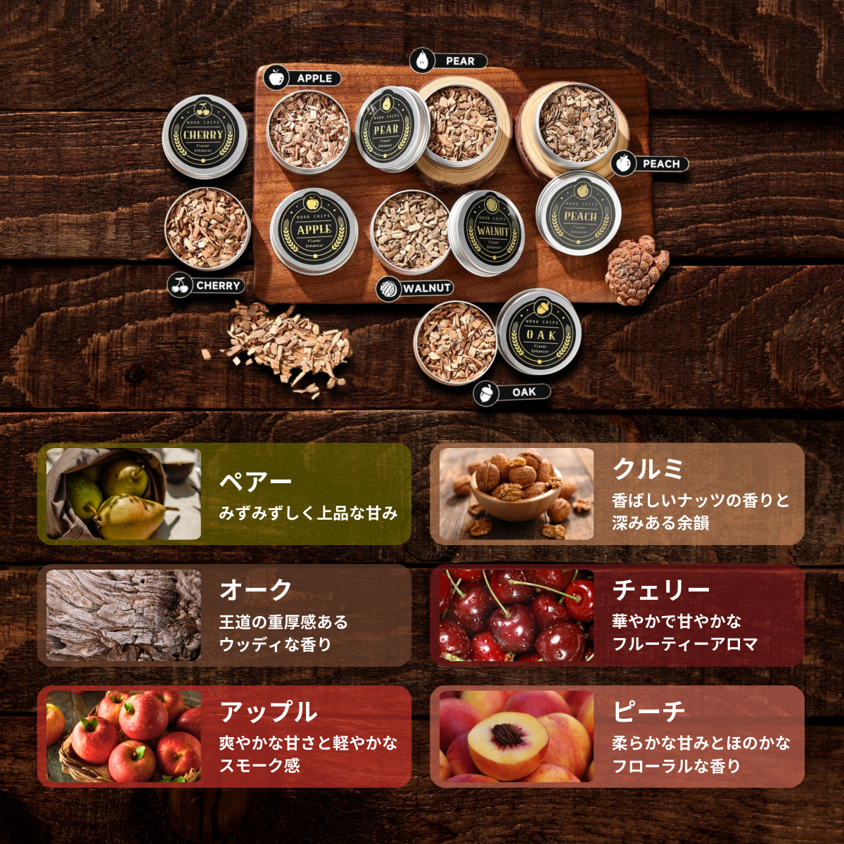 Whispen 瞬間燻製スモーカーキット｜自宅の一杯がバーの余韻に。6種の香りで酔いしれる贅沢ギア