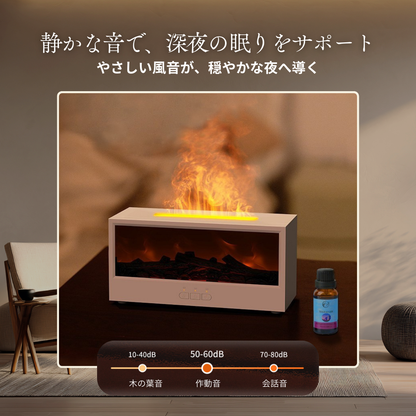 Whispen 暖炉加湿器｜置くだけで自宅が高級ホテルに。香りとうるおいの特等席