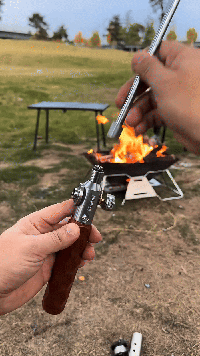 Whispen 延長可能ジェットバーナー｜CB缶・OD缶対応で燃料を選ばない。一生モノの火種をその手に。